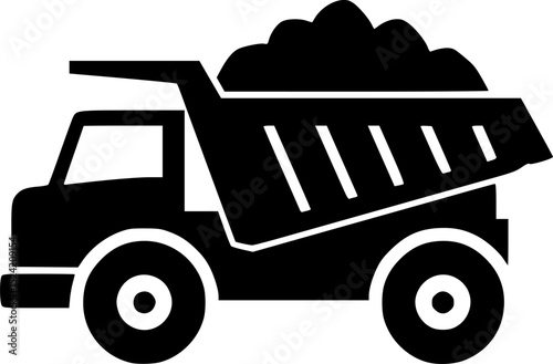 Dump truck silhouette,Dump truck black vector,truck silhouette
