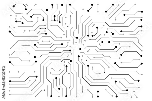 Technology circuit board background. design. Communication concept. Vector illustration