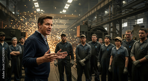 Factory Worker Training Session