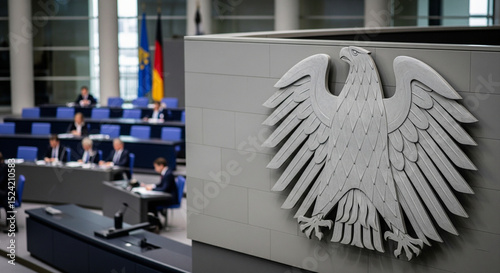German Parliament Building Interior