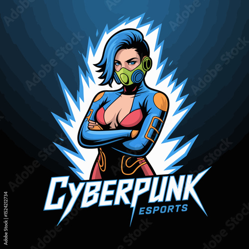 Cyberpunk Esports Character