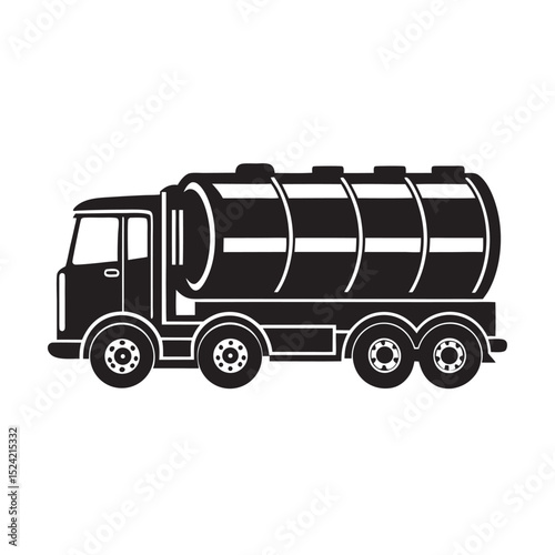 vector-of-silhouette-of-fuel-tanker-on-the-white-b.eps
