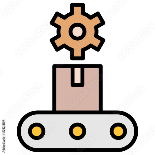 Production Outline Color Icon