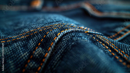 Intricate Denim Detail: Weaving Stories in Threads