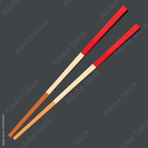 Isolated wooden baseball bat on a black background vector