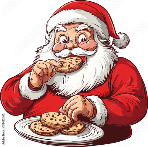 santa claus with a bag of gifts