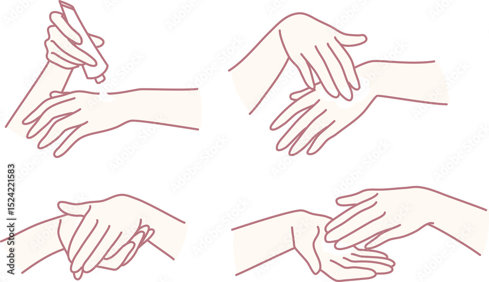 Obraz premium Explore a variety of hand massage techniques that promote relaxation and overall wellness for better stress relief