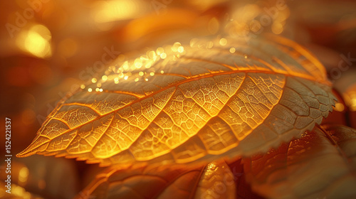 Intricate Veins: Nature's Elegance on Display