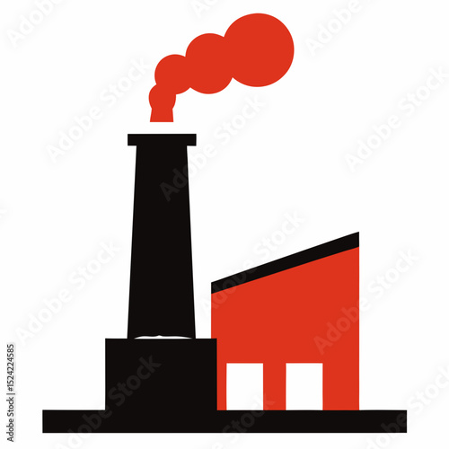 smoking chimney with smoke