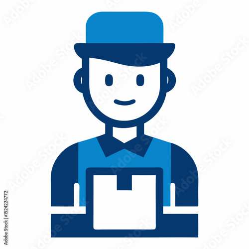 set of funny cartoon mechanic