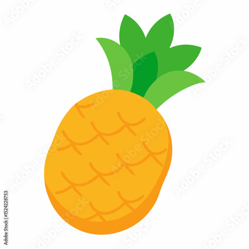 pineapple vector illustration