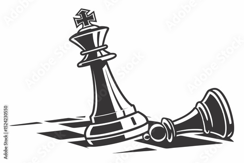 rook bird sihouette black vector