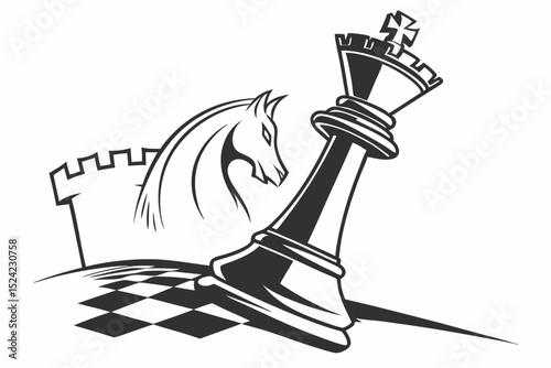 rook bird sihouette black vector
