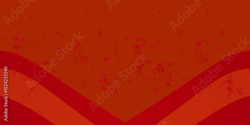 Vector red line background curve element with white red space for text and message design, overlapping layers, modern trendy design