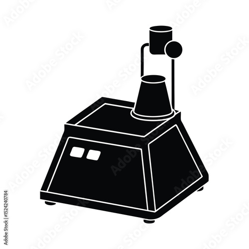 Black Spectrophotometer Vector illustration