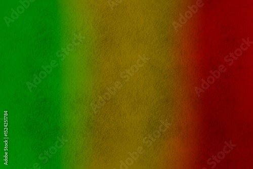 Reggae Jamaica rasta grunge green yellow red background with scratches wall effect Wallpaper