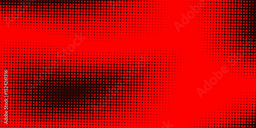 Dark red retro comic pop art background with dots, cartoon halftone background vector illustration eps10