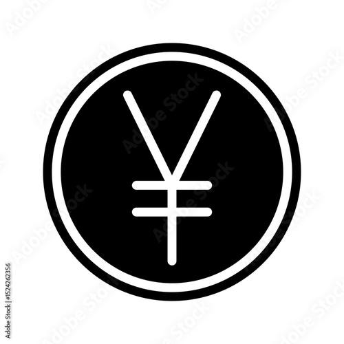 Yen glyph icon. Ideal for trading apps or currency exchange UI.