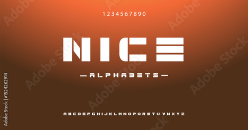 Nice Font Uppercase Lowercase and Number. Classic Lettering Minimal Fashion Designs. Typography modern serif fonts regular decorative vintage concept. vector illustration	