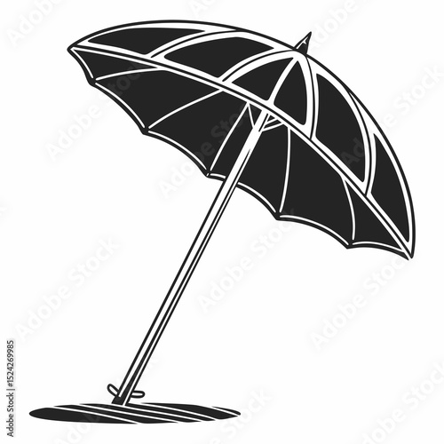 Beach umbrella summer vacation sun shade protection