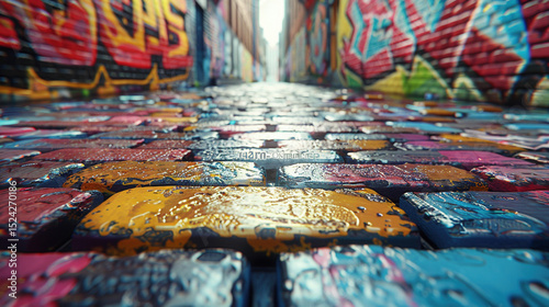 Urban Chronicles: The Colorful Narrative of City Walls