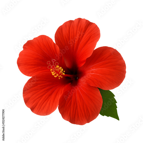 Red Hibiscus Flower