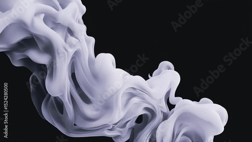 Abstract swirling smoke pattern on a dark background, creating a sense of movement and depth