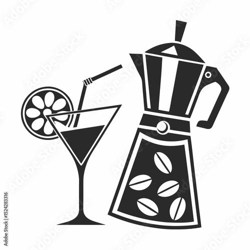 Coffee cocktail drink espresso martini recipe idea