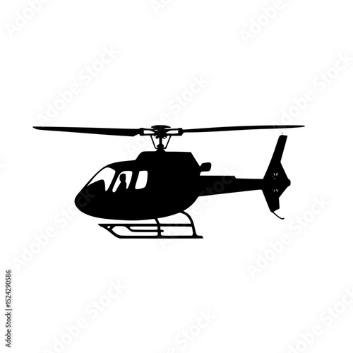 a black and white illustration of a helicopter black, helicopter, icon, illustration, silhouette , Generative art.