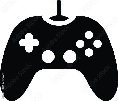 video game controller icon isolated