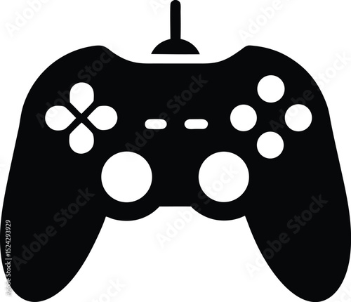 video game controller icon isolated