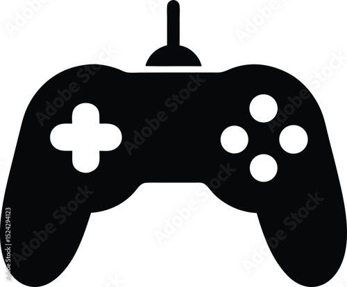 video game controller icon isolated