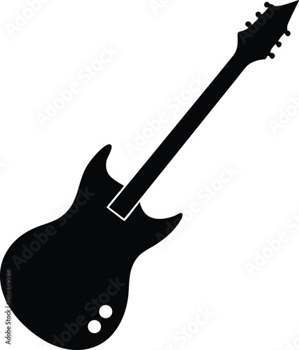 acoustic guitar vector illustration