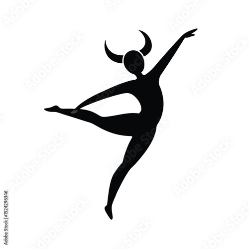 silhouette of a ballet dancer