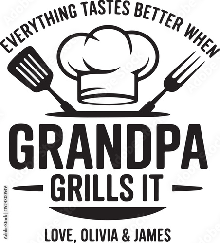 Everything tastes better when grandpa grills, Digital Download | Instant Download, eps, jpeg, svg, png