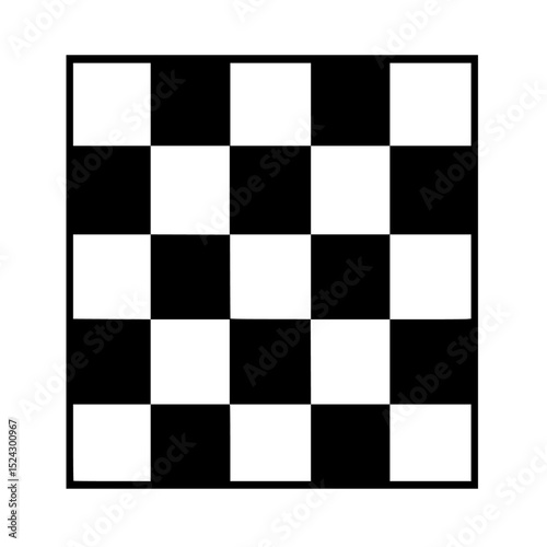 a picture of a checkered board with black squares black, board, icon, line, picture, square , Generative art.