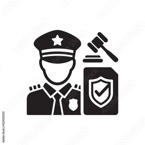 Law Enforcement and Justice Icon