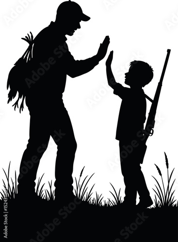 Father Son Hunting SVG Cut Files for Cricut & Silhouette