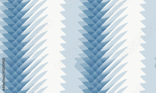 Abstract Textured Seamless Pattern with Layered Jagged Stripes