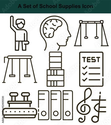 Learn & Play: Early Education Icon Collection