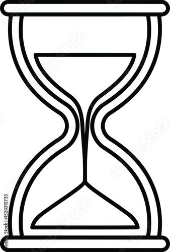 Hourglass: Capturing the essence of time's passage, this simple yet elegant hourglass illustration reminds us of the continuous flow and preciousness of moments.