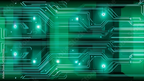 Futuristic technology with circuit board design