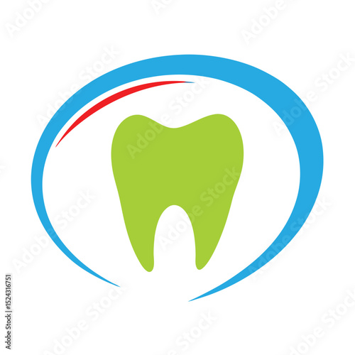 Dental Care Tooth Logo Vector Dentist Clinic Logo Vector Art.