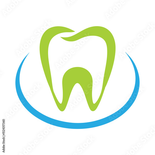 Dental Care Tooth Logo Vector Dentist Clinic Logo Vector Art.