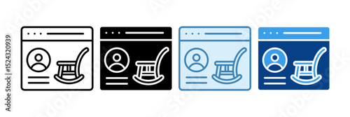 Retirement Account Icon Set Multiple Style Collection