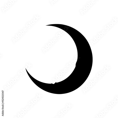 a black and white symbol of a solar eclipse black, eclipse, icon, logo, moon, solar, symbol , Generative art.