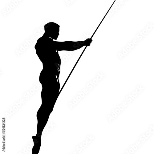 a black silhouette of a woman holding golf club black, golf, hold, silhouette, woman , Generative art.