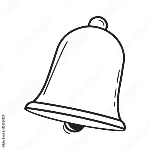 Notification Bell Icon – Alert, Reminder, and Message Symbol for Web and App UI