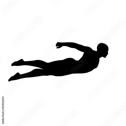 a black silhouette of a soccer player kicking a ball ball, black, football player, kick, man, silhouette, soccer player , Generative art.