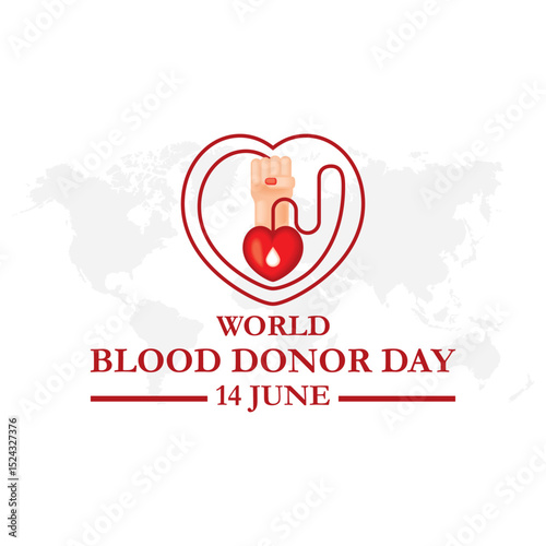 world blood donor day, 14 june, give blood and save life. vector file for blood donor day. 14 june world bloods donor day. World blood donor day is observed every year in june 14. eps file